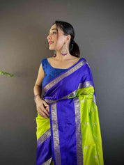 Eyecapthear Gadhwal Pure Soft Silk Festive Wear Saree