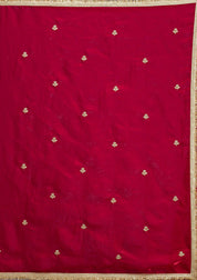 Black Tissue Gold Zariwork Saree With Matching Blouse Piece