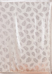 Off White Georgette Sequins Saree With Matching Blouse Piece