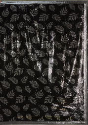 Bridelook Shimmering Leaf Motif Sequin Saree with Metallic Border