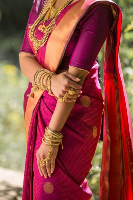 Functional Wear Soft Silk Fancy Designer Saree B303