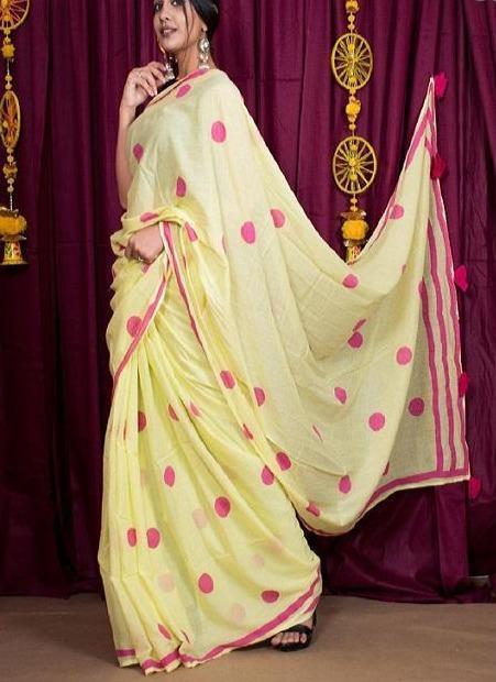 Party Wear Designer Ethnic Organza Silk Fancy Yellow Saree B23